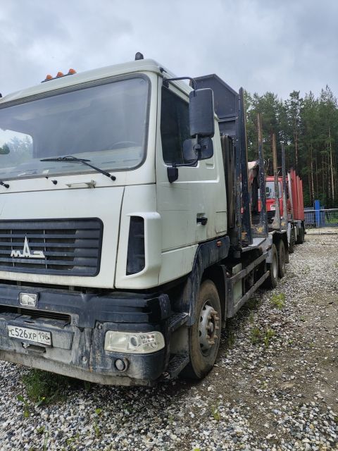 Грузовик специальный, сортиментовоз с КМУ 61С505 — фотография 1