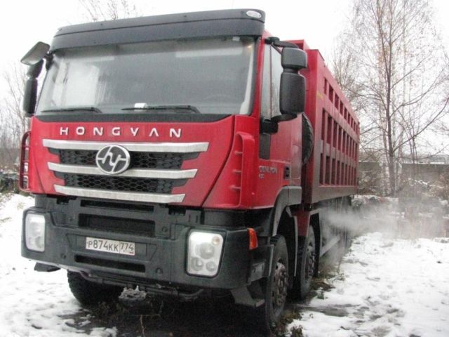 Специализированный, автомобиль - самосвал HONGYAN CQ3406HV43 — фотография 1